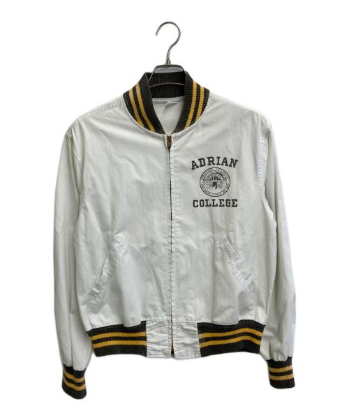 Champion（チャンピオン）Champion (チャンピオン) ADRIANA COLLEGE カレッジジャケット ホワイト サイズ:SIZE Mの古着・服飾アイテム