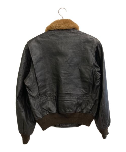 U'S NAVY（ユーエスネイビー）U'S NAVY (ユーエスネイビー) G-1 FLIGHT JACKET ブラウン サイズ:SIZE 40の古着・服飾アイテム