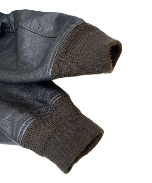 U'S NAVY（ユーエスネイビー）U'S NAVY (ユーエスネイビー) G-1 FLIGHT JACKET ブラウン サイズ:SIZE 40の古着・服飾アイテム