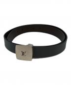 LOUIS VUITTONルイ ヴィトン）の古着「サンチュール LV CUT」｜ブラック・ブラウン