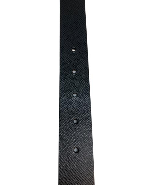 LOUIS VUITTON（ルイ ヴィトン）LOUIS VUITTON (ルイ ヴィトン) サンチュール LV CUT ブラック・ブラウン サイズ:95/38の古着・服飾アイテム