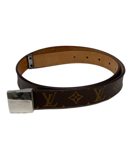 LOUIS VUITTON（ルイ ヴィトン）LOUIS VUITTON (ルイ ヴィトン) サンチュール キャレ ブラウンの古着・服飾アイテム