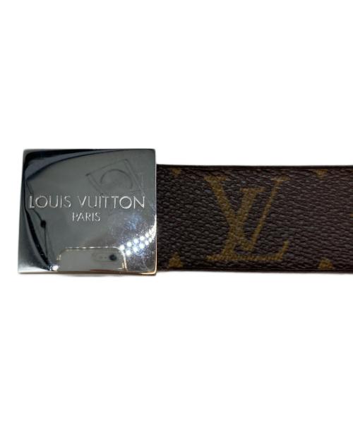 LOUIS VUITTON（ルイ ヴィトン）LOUIS VUITTON (ルイ ヴィトン) サンチュール キャレ ブラウンの古着・服飾アイテム