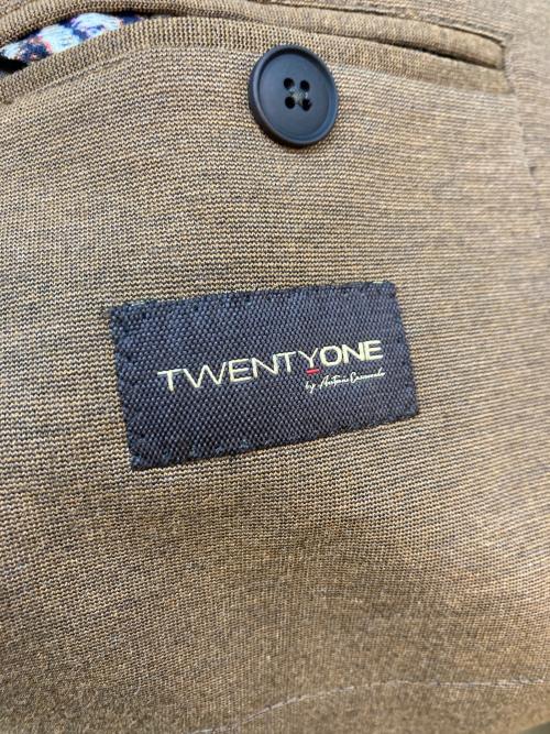 TWENTYONE（トゥエンティワン）TWENTYONE (トゥエンティワン) セットアップスーツ ブラウン サイズ:SIZE 46 未使用品の古着・服飾アイテム