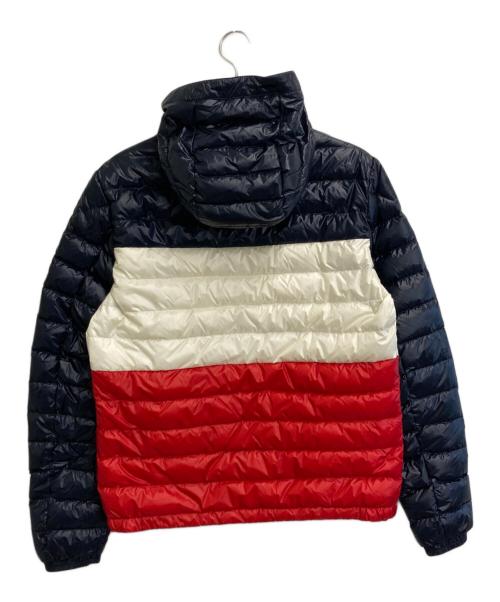 MONCLER（モンクレール）MONCLER (モンクレール) PALLISER GIUBBOTTO ダウンジャケット ネイビー×ホワイト サイズ:SIZE 3の古着・服飾アイテム