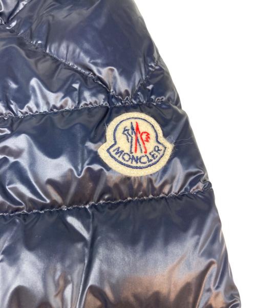 MONCLER（モンクレール）MONCLER (モンクレール) PALLISER GIUBBOTTO ダウンジャケット ネイビー×ホワイト サイズ:SIZE 3の古着・服飾アイテム