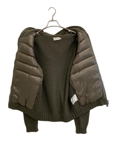 MONCLER（モンクレール）MONCLER (モンクレール) MGLIONOE TRICOT CARDIGAN カーキ サイズ:SIZE Lの古着・服飾アイテム