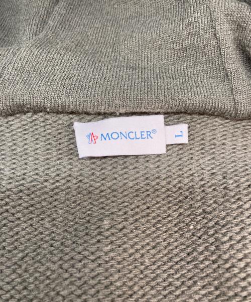 MONCLER（モンクレール）MONCLER (モンクレール) MGLIONOE TRICOT CARDIGAN カーキ サイズ:SIZE Lの古着・服飾アイテム