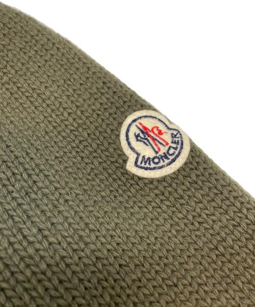 MONCLER（モンクレール）MONCLER (モンクレール) MGLIONOE TRICOT CARDIGAN カーキ サイズ:SIZE Lの古着・服飾アイテム