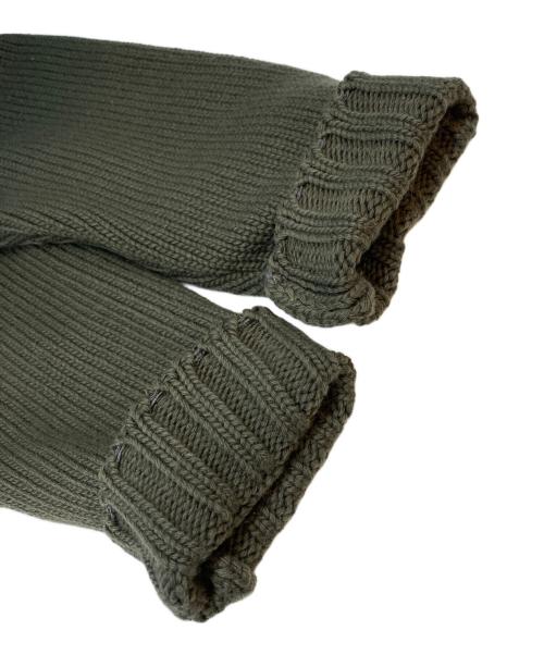 MONCLER（モンクレール）MONCLER (モンクレール) MGLIONOE TRICOT CARDIGAN カーキ サイズ:SIZE Lの古着・服飾アイテム
