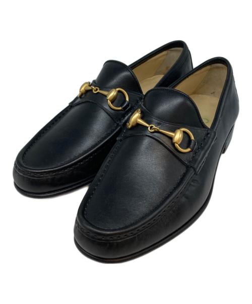GUCCI（グッチ）GUCCI (グッチ) ホースビットローファー ブラック サイズ:SIZE 40Eの古着・服飾アイテム