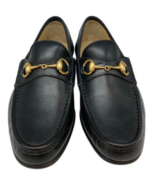 GUCCI（グッチ）GUCCI (グッチ) ホースビットローファー ブラック サイズ:SIZE 40Eの古着・服飾アイテム