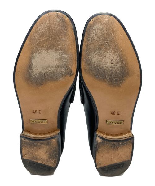 GUCCI（グッチ）GUCCI (グッチ) ホースビットローファー ブラック サイズ:SIZE 40Eの古着・服飾アイテム