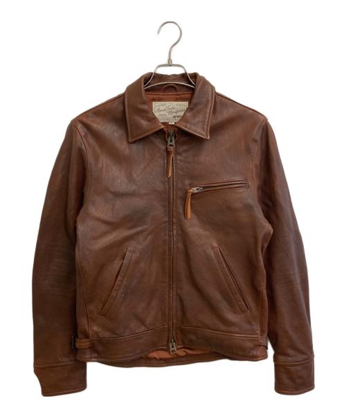 AVIREX（アヴィレックス）AVIREX (アヴィレックス) レザートラッカージャケット ブラウン サイズ:SIZE Mの古着・服飾アイテム