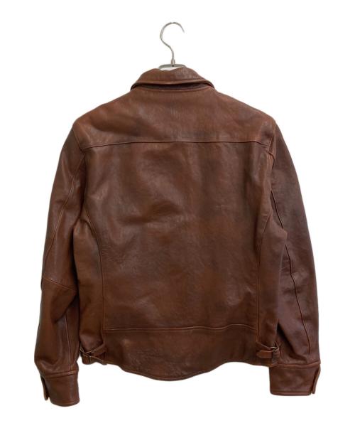 AVIREX（アヴィレックス）AVIREX (アヴィレックス) レザートラッカージャケット ブラウン サイズ:SIZE Mの古着・服飾アイテム