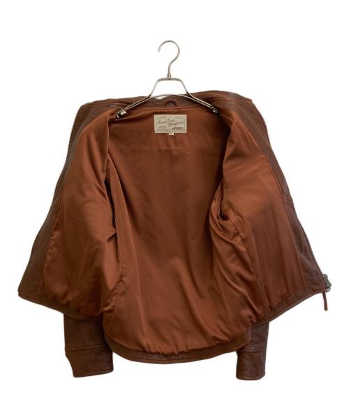AVIREX（アヴィレックス）AVIREX (アヴィレックス) レザートラッカージャケット ブラウン サイズ:SIZE Mの古着・服飾アイテム
