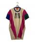 Vivienne Westwood RED LABEL（ヴィヴィアンウエストウッドレッドレーベル）の古着「オーブロゴオーバーサイズTシャツ」｜ベージュ×ピンク