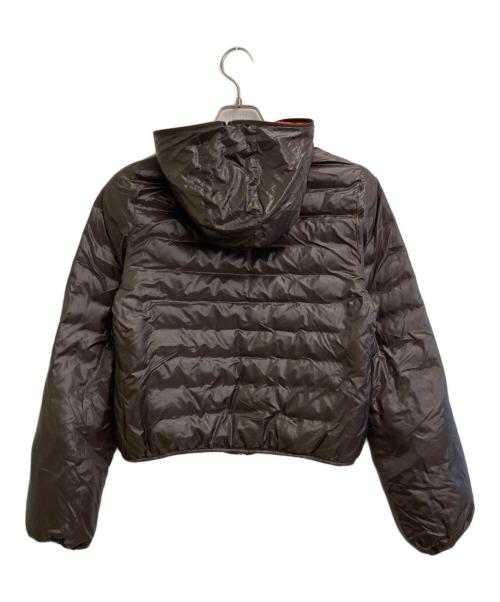 BURBERRY BLUE LABEL（バーバリー ブルー レーベル）BURBERRY BLUE LABEL (バーバリー ブルー レーベル) リバーシブルダウンジャケット ブラウン サイズ:SIZE M (38)の古着・服飾アイテム