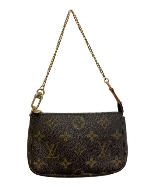 LOUIS VUITTON（ルイ ヴィトン）LOUIS VUITTON (ルイ ヴィトン) ミニポシェット ブラウンの古着・服飾アイテム