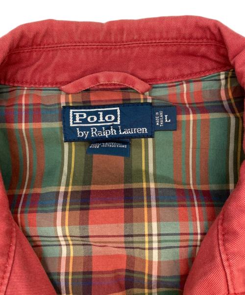 POLO RALPH LAUREN（ポロ・ラルフローレン）POLO RALPH LAUREN (ポロ・ラルフローレン) スイングトップ レッド サイズ:SIZE Lの古着・服飾アイテム