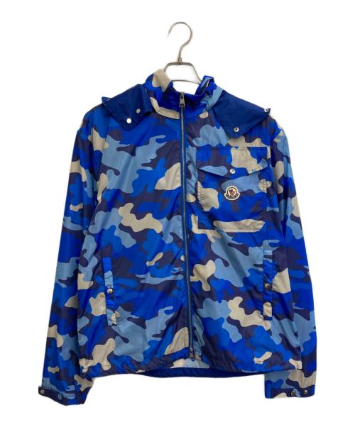 MONCLER（モンクレール）MONCLER (モンクレール) VIDOURLEナイロンジャケット ネイビー×ブルー サイズ:SIZE 3の古着・服飾アイテム