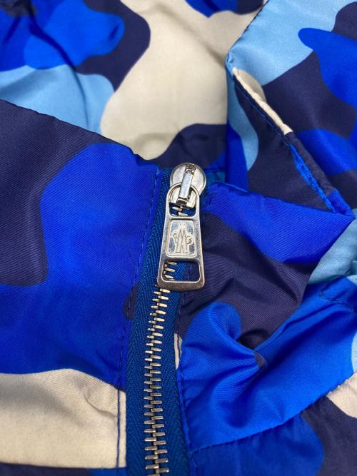MONCLER（モンクレール）MONCLER (モンクレール) VIDOURLEナイロンジャケット ネイビー×ブルー サイズ:SIZE 3の古着・服飾アイテム