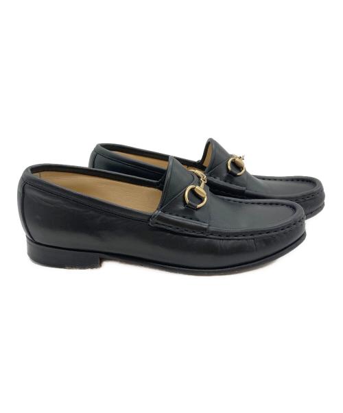 GUCCI（グッチ）GUCCI (グッチ) ホースビットローファー ブラック サイズ:36の古着・服飾アイテム