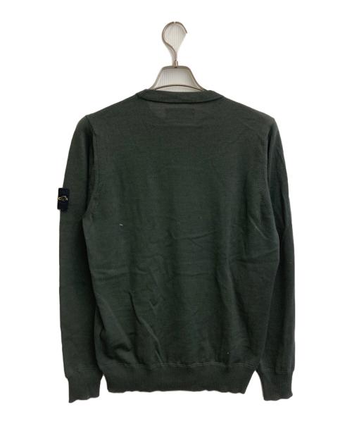 STONE ISLAND（ストーンアイランド）STONE ISLAND (ストーンアイランド) 20AW クルーネックニット カーキ サイズ:SIZE Mの古着・服飾アイテム