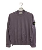 STONE ISLANDストーンアイランド）の古着「20AW クルーネックニット」｜パープル