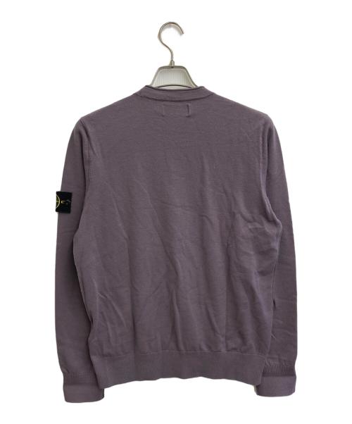 STONE ISLAND（ストーンアイランド）STONE ISLAND (ストーンアイランド) 20AW クルーネックニット パープル サイズ:SIZE Mの古着・服飾アイテム