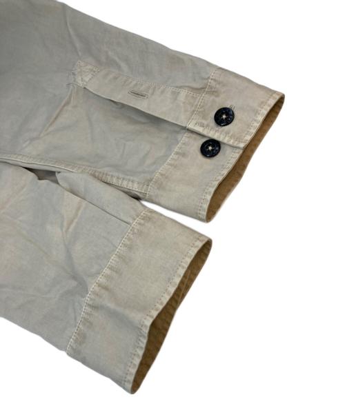 STONE ISLAND（ストーンアイランド）STONE ISLAND (ストーンアイランド) 12AW Tela Cotton Pocket Over Shirt ベージュ サイズ:SIZE Mの古着・服飾アイテム