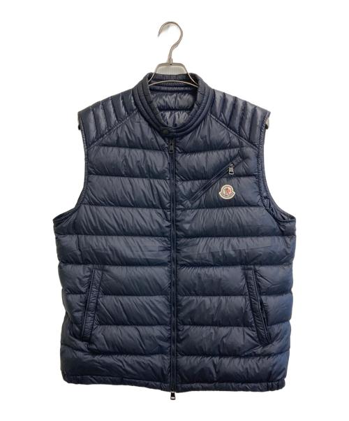 MONCLER（モンクレール）MONCLER (モンクレール) ARV ダウンベスト ネイビー サイズ:5の古着・服飾アイテム