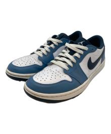 NIKE（ナイキ）の古着「AIR JORDAN 1 LOW GOLF ローカットスニーカー」｜ブルー