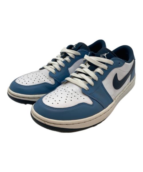 NIKE（ナイキ）NIKE (ナイキ) AIR JORDAN 1 LOW GOLF ローカットスニーカー ブルー サイズ:27cmの古着・服飾アイテム