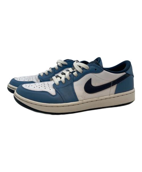 NIKE（ナイキ）NIKE (ナイキ) AIR JORDAN 1 LOW GOLF ローカットスニーカー ブルー サイズ:27cmの古着・服飾アイテム