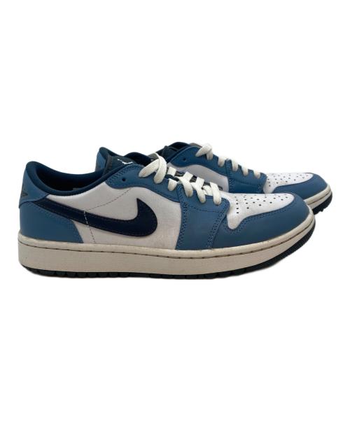 NIKE（ナイキ）NIKE (ナイキ) AIR JORDAN 1 LOW GOLF ローカットスニーカー ブルー サイズ:27cmの古着・服飾アイテム