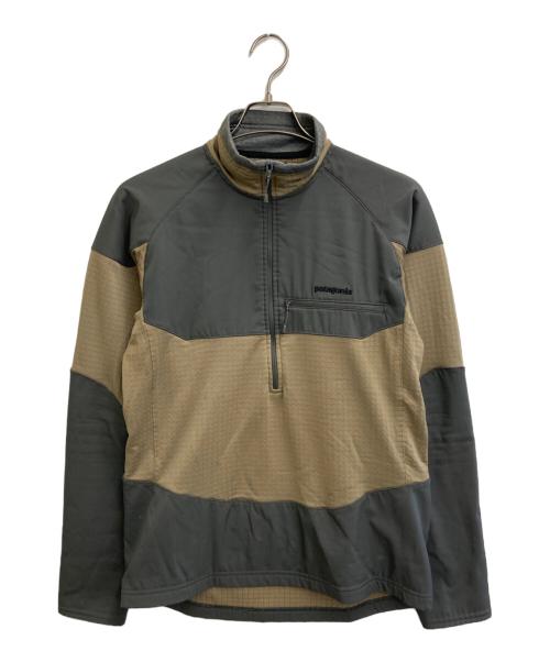 Patagonia（パタゴニア）Patagonia (パタゴニア) Long-Sleeved R1 Field Shirt グレー×ベージュ サイズ:SIZE Sの古着・服飾アイテム