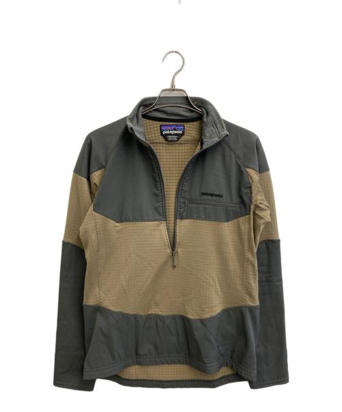 Patagonia（パタゴニア）Patagonia (パタゴニア) Long-Sleeved R1 Field Shirt グレー×ベージュ サイズ:SIZE Sの古着・服飾アイテム