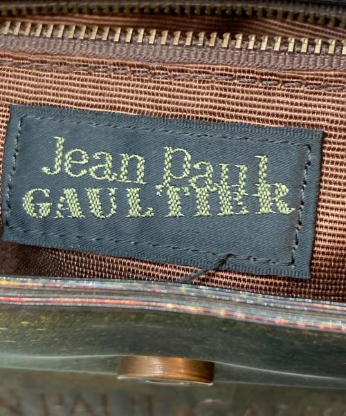 Jean Paul GAULTIER（ジャンポールゴルチェ）Jean Paul GAULTIER (ジャンポールゴルチェ) Vサイバー ハンドバッグ グリーンの古着・服飾アイテム