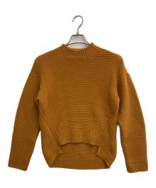 HERMES（エルメス）の古着「カシミヤモックネックニット」｜オレンジ
