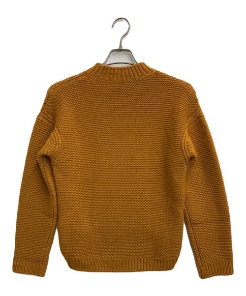 HERMES（エルメス）HERMES (エルメス) カシミヤモックネックニット オレンジ サイズ:34の古着・服飾アイテム