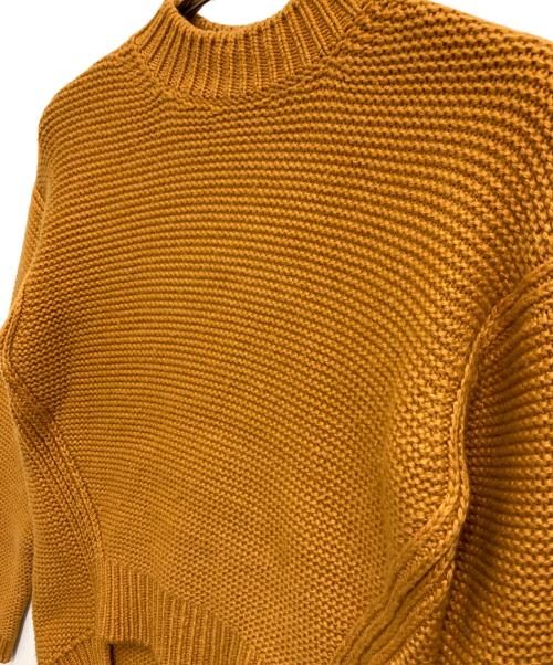 HERMES（エルメス）HERMES (エルメス) カシミヤモックネックニット オレンジ サイズ:34の古着・服飾アイテム