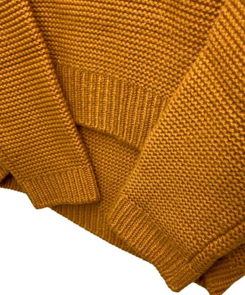 HERMES（エルメス）HERMES (エルメス) カシミヤモックネックニット オレンジ サイズ:34の古着・服飾アイテム