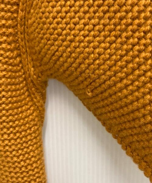 HERMES（エルメス）HERMES (エルメス) カシミヤモックネックニット オレンジ サイズ:34の古着・服飾アイテム