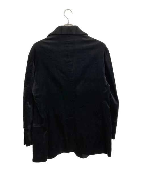 ARMANI COLLEZIONI（アルマーニ コレツィオーニ）ARMANI COLLEZIONI (アルマーニ コレツィオーニ) ベロアテーラードジャケット ブラック サイズ:SIZE Freeの古着・服飾アイテム