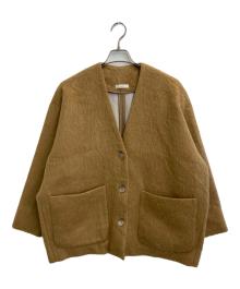 YORI（ヨリ）の古着「ウールモヘアシャギージャケット」｜ブラウン