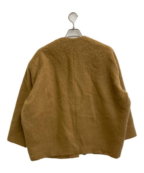 YORI（ヨリ）yori (ヨリ) ウールモヘアシャギージャケット ブラウン サイズ:SIZE Freeの古着・服飾アイテム