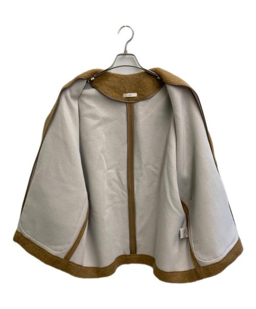 YORI（ヨリ）yori (ヨリ) ウールモヘアシャギージャケット ブラウン サイズ:SIZE Freeの古着・服飾アイテム