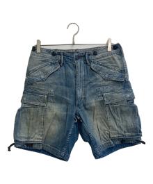 RRL（ダブルアールエル）の古着「Denim Cargo Short」｜ブルー
