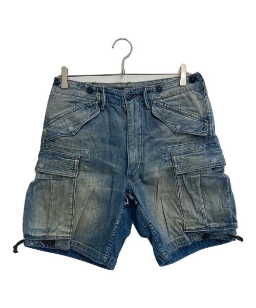 RRL（ダブルアールエル）RRL (ダブルアールエル) Denim Cargo Short ブルー サイズ:SIZE 29の古着・服飾アイテム